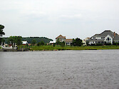 Residential development reliant on septic systems can be found along portions of Monie Creek, which enters the Monie Bay National Estuarine Research Reserve. 