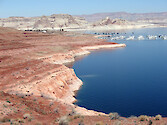 Marina on Lake Powell in the Glen Canyon National Recreation Area. 