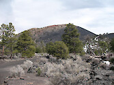 Sunset Crater, created during a volcanic eruption that occured less than 1,000 years ago. 