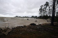 Coastal erosion on Taylors Island.