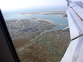 The Ria Formosa is an aquatic habitat full of salt marshes, channels, tidal flats, and barrier islands.