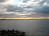 Sunrise over Narragansett Bay, Narragansett, RI. 