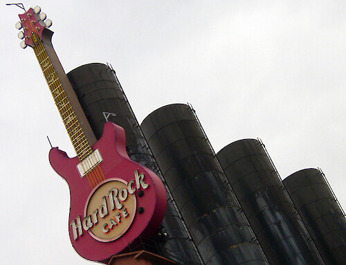 Hard Rock Cafe at the Power Plant in Baltimore's Inner Harbor