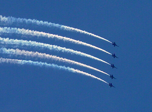 Blue Angels airshow for the Naval Academy Graduation