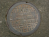 Manhole cover in Bayonne, NJ