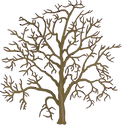 Illustration of dead tree