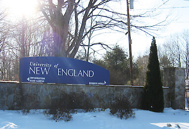 Entrance to University of New England