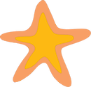 Illustration of a seastar or starfish