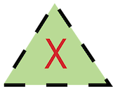 Illustration of intermittent delta for an element, x