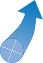 Illustration of directional arrow