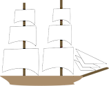 Illustration of a brigantine