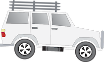 Illustration of a 4WD vehicle