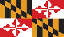 Illustration of Maryland flag