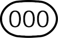 Illustration of state highway sign