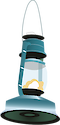 Illustration of camping lantern