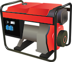 Illustration of portable generator