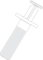 Illustration of syringe cutoff