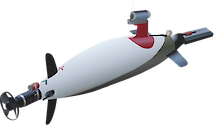 Illustration of VIMS Fetch autonomous underwater vehicle