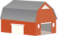Illustration of barn