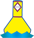 Illustration of warning buoy