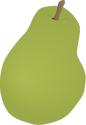 Illustration of pear