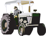 Illustration of tractor