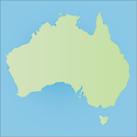 Illustration map of Australia