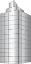 Illustration of a skyscraper with windows