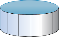 Illustration of a rounded dam