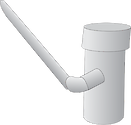 Illustration of an upright water pipe