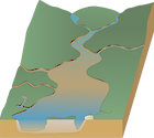 Illustration of Mooloolah River in Queensland, Australia