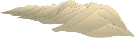 Illustration of mountain range
