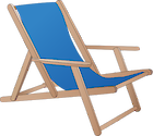 Illustration of a beach chair