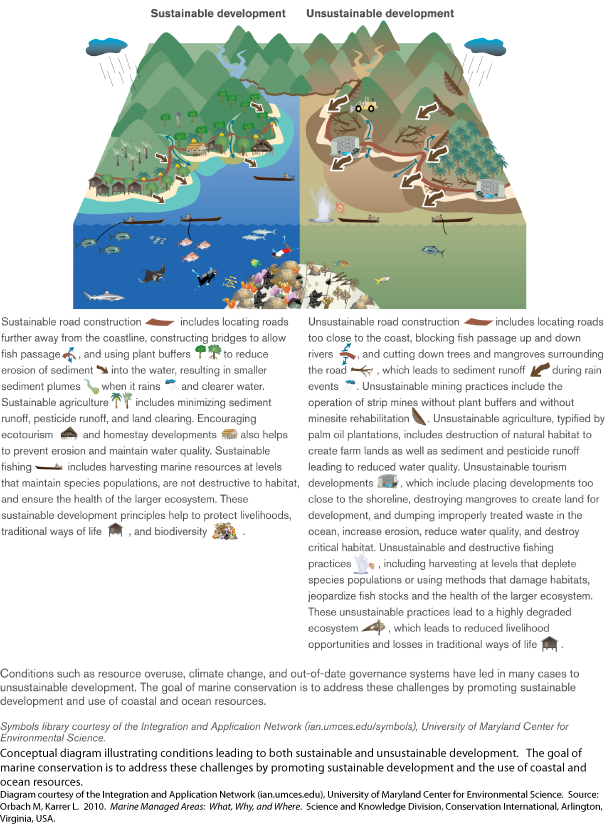 Sustainable vs. unsustainable development Media Library Integration