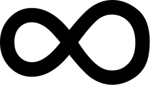 Illustration of the infinity symbol