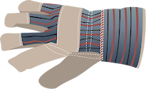 Illustration of a work glove