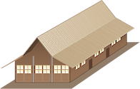 Illustration of a tourism resort