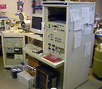 An old mass spectrometer for analyzing stable isotopes