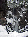Waterfall found on a ridge at Mt. Rainier National Park in Washington.