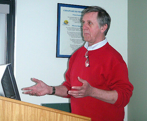 Walter Boynton giving his seminar