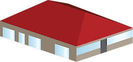Illustration of a suburban rancher.