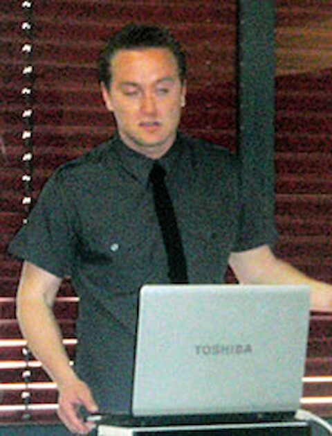 Ivan Sekovski presenting his Erasmus Mundus thesis defense at the University of Algarve, Faro, Portugal.