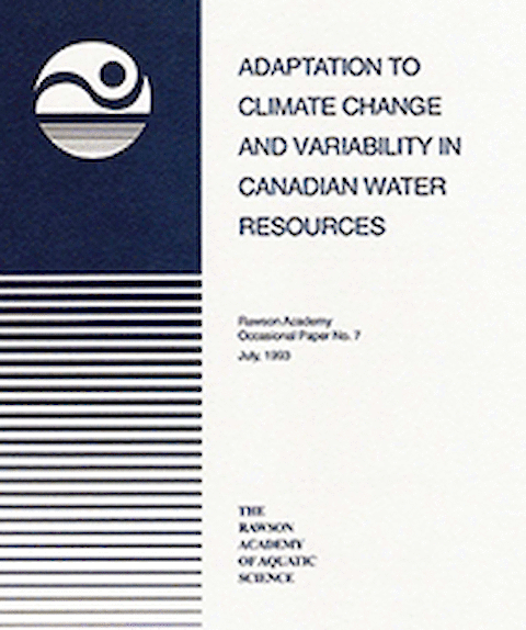 Adaptation to Climate Change and Variability in Canadian Water Resources