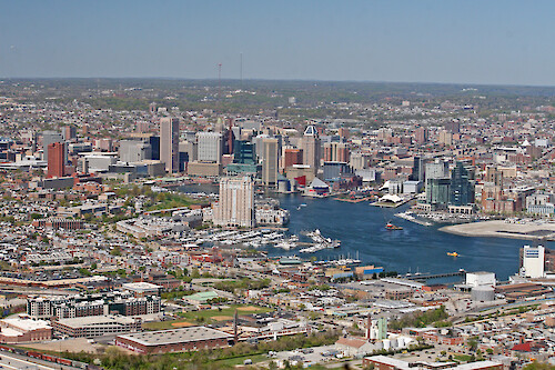 Downtown Baltimore, Maryland