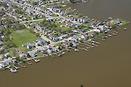 Waterfront properties on Back River, Maryland
