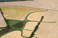 Grassed waterways (best management practice) near Chester River
