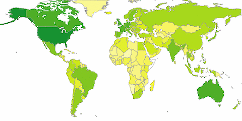 Map of global downloads of the IAN symbol libraries.