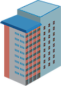 Illustration of a high-rise building.