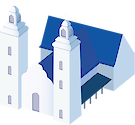 Illustration of a church.