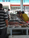 Local fish market in Apia, Samoa.